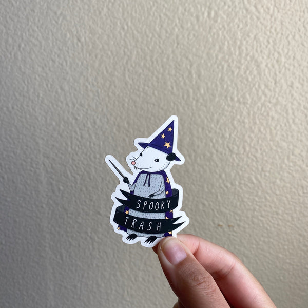 Spooky Trash Sticker