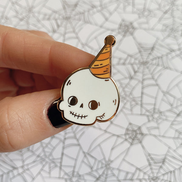 Happy Skelly Hard Enamel Pin