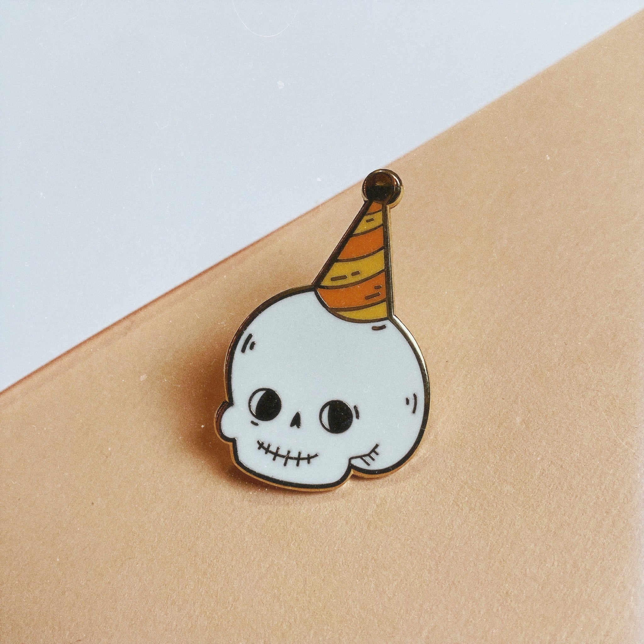 Happy Skelly Hard Enamel Pin