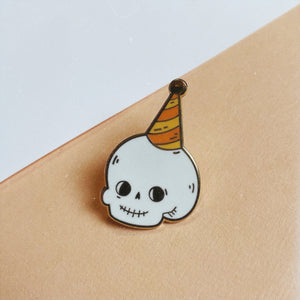 Happy Skelly Hard Enamel Pin