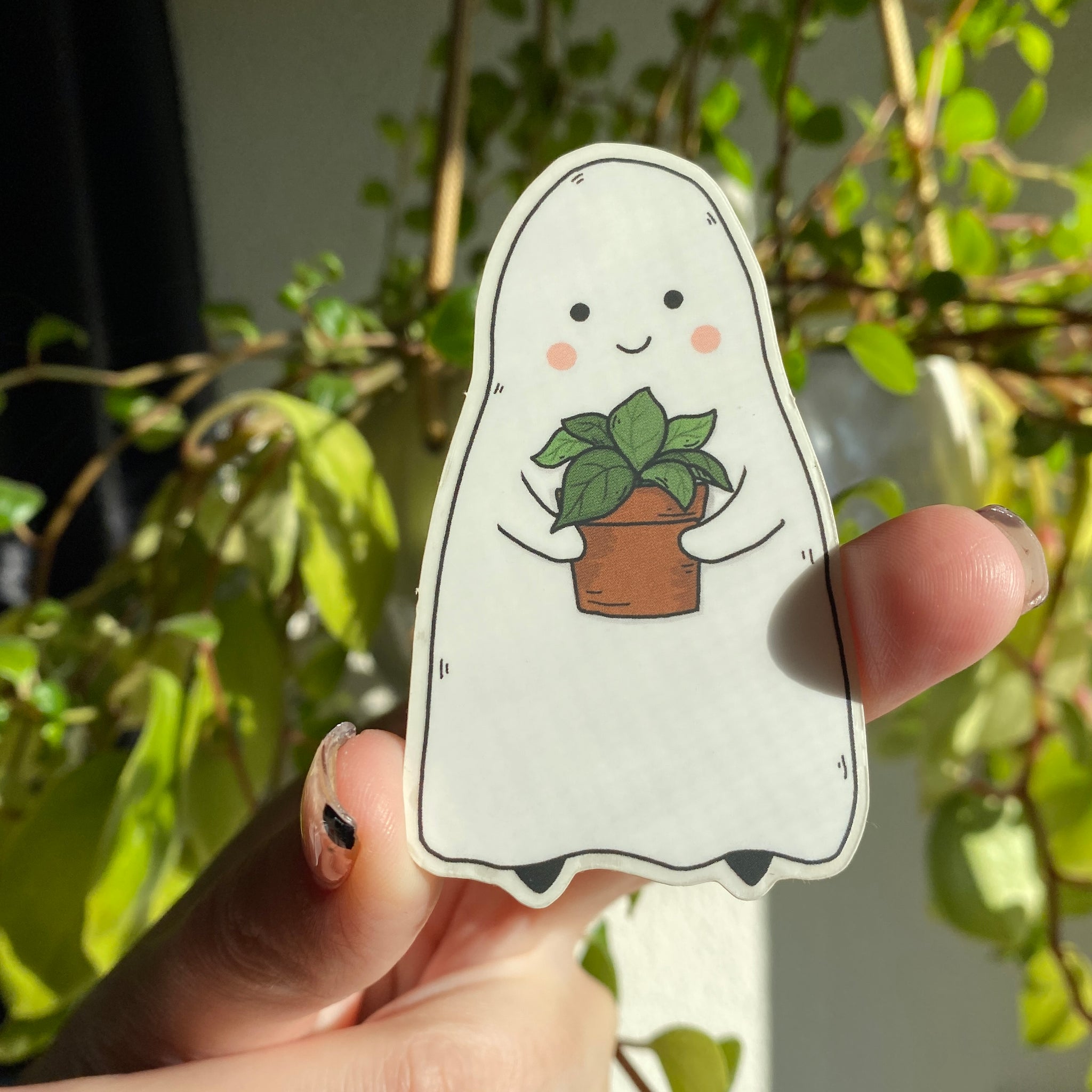 Plant Ghost Sticker