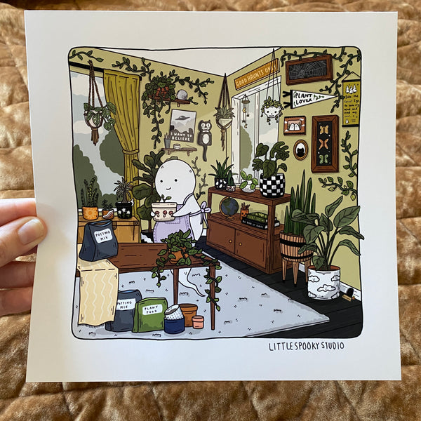 Plant Lover Square Art Print