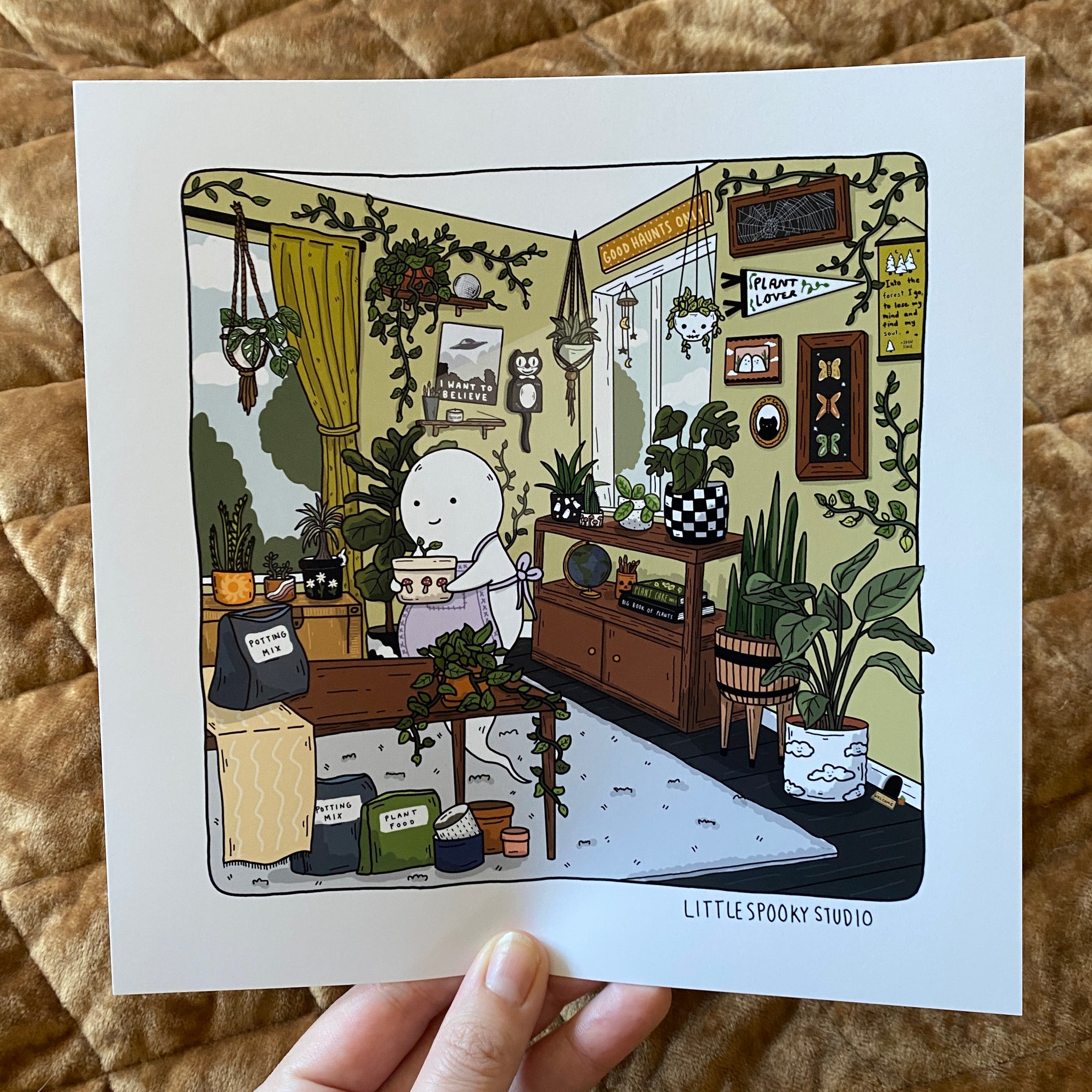 Plant Lover Square Art Print