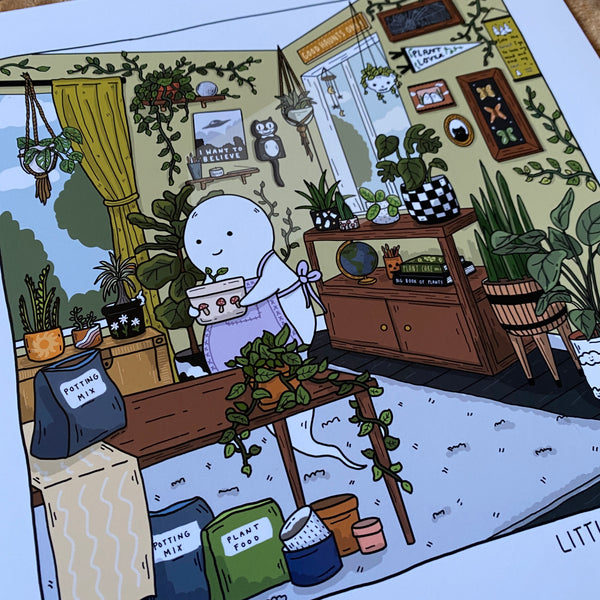 Plant Lover Square Art Print
