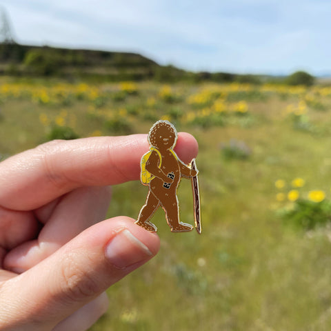 Bigfoot Hiking Pin