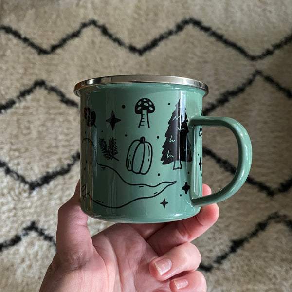 Nature Lover Enamel Mug