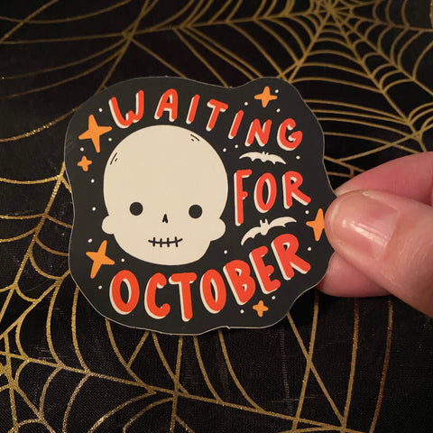 Waiting for October Sticker