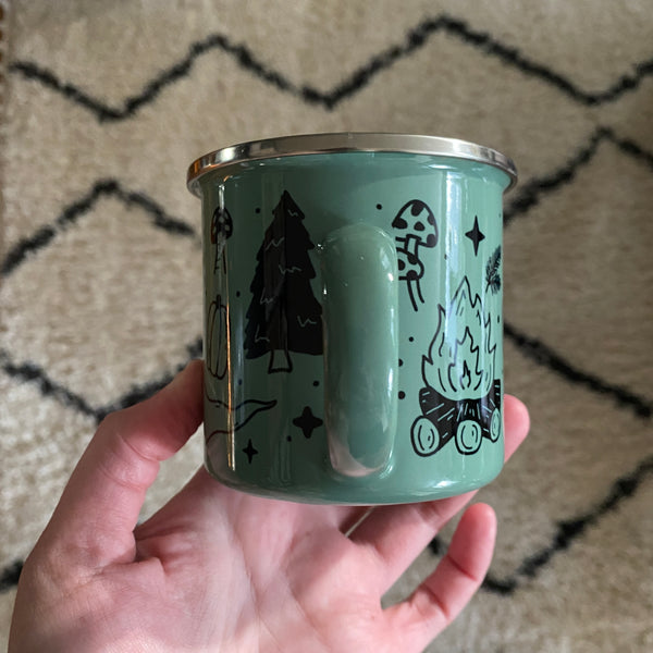 Nature Lover Enamel Mug