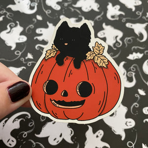 Black Cat Sticker