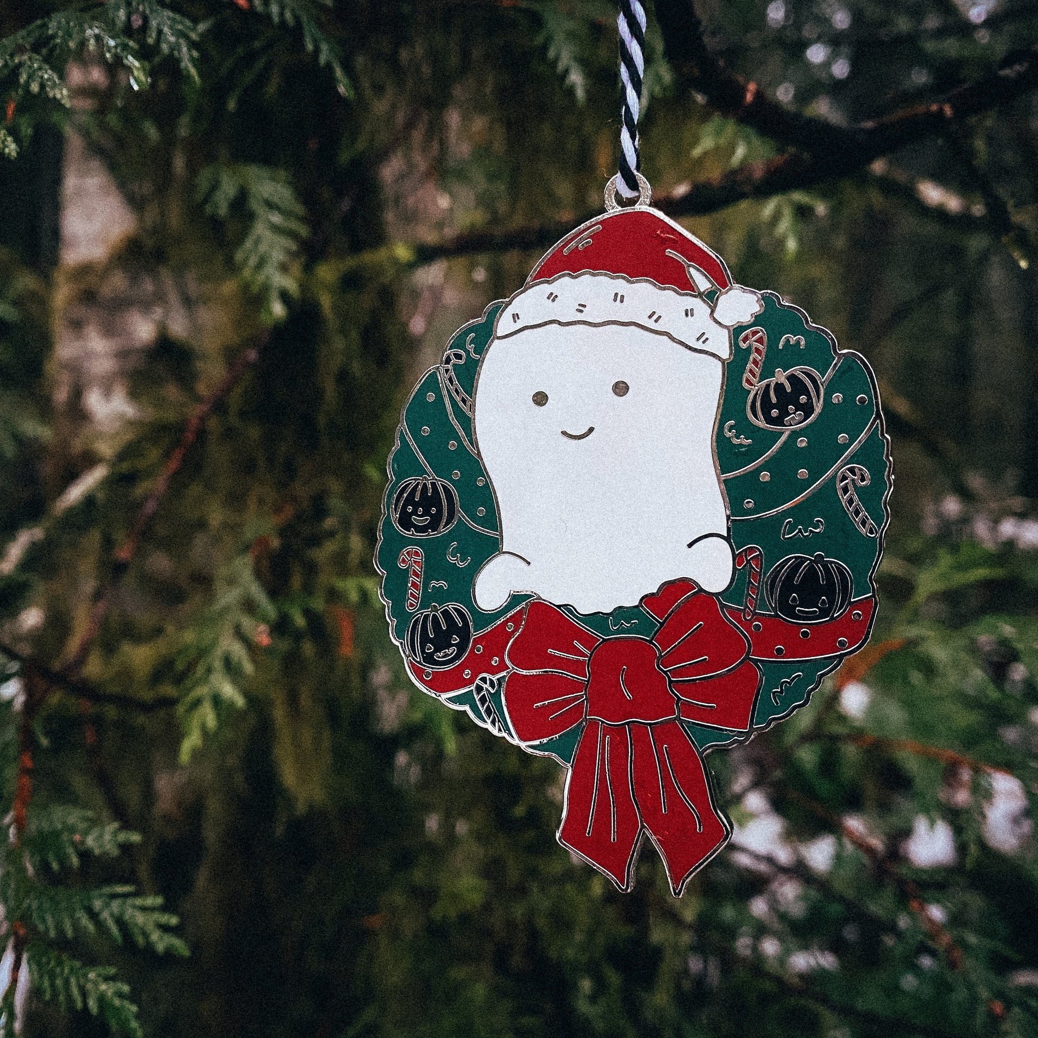 Juniper Wreath Tree Ornament