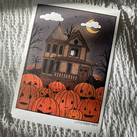 Haunted House Art Print