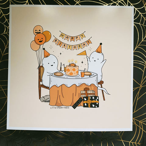 Birthday Party 8x8 Print