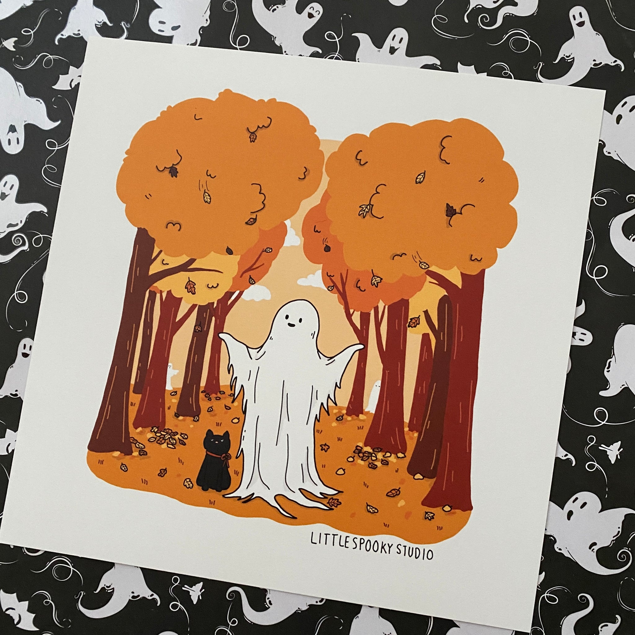 Walk in the Woods 8x8 Square Art Print