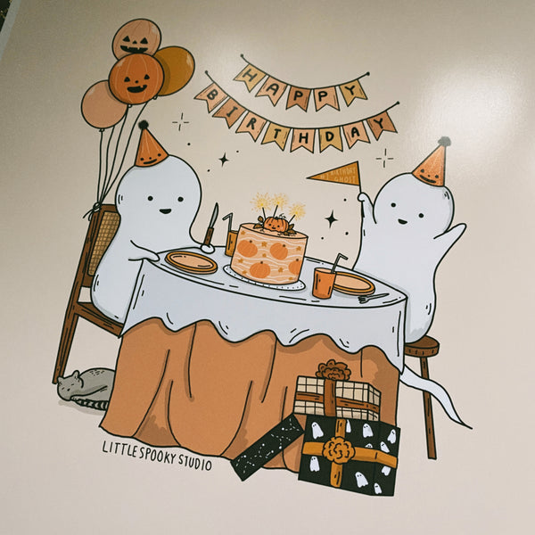 Birthday Party 8x8 Print