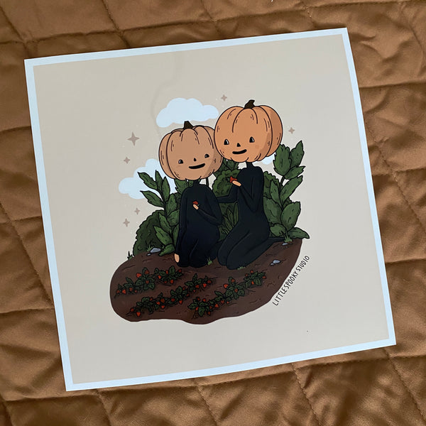 Strawberry Moment Square Art Print