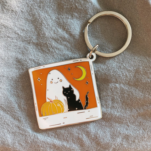 Little Friends Silver Keychain