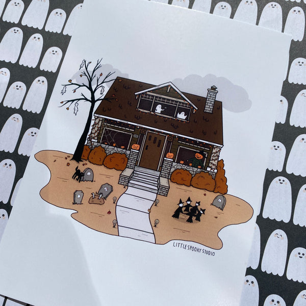 At Home Art Print